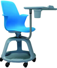 Bi-Office Chaise de séminaire ACTIVE 360+R, bleu clair