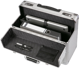 ALUMAXX Valise pour pilotes "OMEGA", aluminium, argent – Image 4