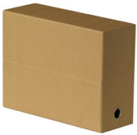 Oxford Boîte transfert toilée, format A4, havane