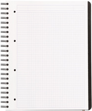 RHODIA Cahier à spirale "Pro Book", A4+, quadrillé, noir