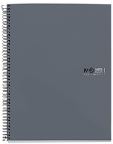MIQUELRIUS Cahier à spirale "Notebook THE ORIGINAL" A4, gris