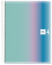 MIQUELRIUS Cahier à spirale "Notebook AURORA", A4, Santorini