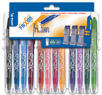 PILOT Stylo roller FRIXION BALL 07 Set2Go, étui de 12