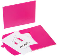 PAGNA Pochette à documents "Wallet", A4, PP, rose sombre