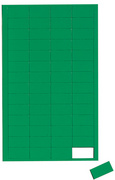 MAUL Symbole magnétique rectangle, 20 x 10 mm, vert