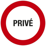 EXACOMPTA Panneau de signalisation "Privé