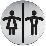 DURABLE Pictogramme "WC Femmes & Hommes", diamètre: 83 mm