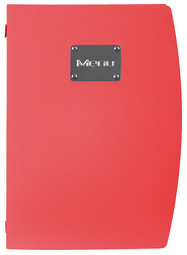 Securit Protège-menus RIO MENU, A4, rouge