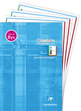 Clairefontaine Bloc de feuilles DYS, A4, 100 pages