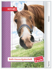 ROTH Hausaufgabenheft Tiere für clevere Faule "Pferd