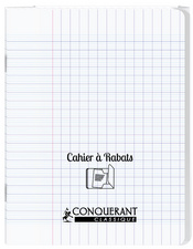 CONQUERANT CLASSIQUE Cahier à rabat 240 x 320 mm, incolore