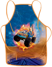 ROTH Tablier de peinture "Monstertruck Fire", poche frontale