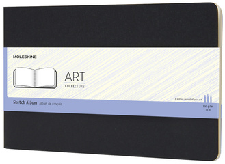 MOLESKINE Album de croquis, L/A5, 120 g/m2, carton, noir – Image 2