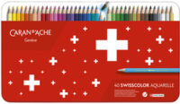 CARAN D'ACHE Crayons de couleur SWISSCOLOR Aquarelle