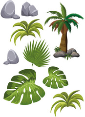 ROTH Bügeldekoration für DIY-Stoffschultüte, Urwaldfieber