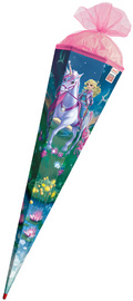 ROTH Motiv-Schultüte "Magische Einhornreiterin", 850 mm