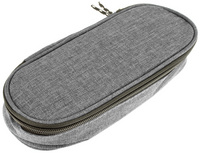 kangaro Trousse, ovale, en polyester, gris clair