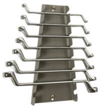 allit Barrette porte-clés plates "StorePlus Flex M 8", gris