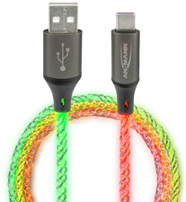 ANSMANN Câble de données & de charge, LED, USB-A/USB-C mâles – Image 5