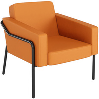 PAPERFLOW Fauteuil visiteur MEDSO KLASSIK L, simili-cuir