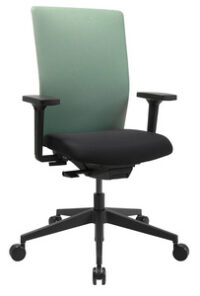 Topstar Chaise de bureau pivotante "Airwork G", noir/menthe