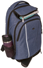 WEDO Sac à dos pour ordinateur portable Denim, bleu