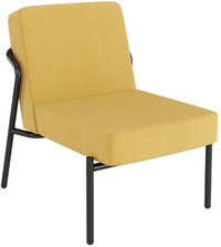 PAPERFLOW Fauteuil visiteur MEDSO KLASSIK S, tissu, jaune
