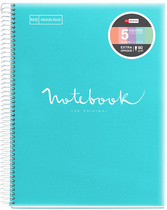 MIQUELRIUS Cahier à spirale "Notebook EMOTIONS", A4, bleu