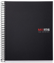 MIQUELRIUS Cahier à spirale "Notebook THE ORIGINAL", A5,noir