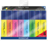 STAEDTLER Surligneur "Textsurfer Classic", 6 + 2 gratuits