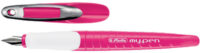 herlitz Stylo plume my.pen, largeur de plume: L, rose/blanc