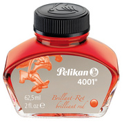 Pelikan Encre 4001 dans un flacon en verre, rouge