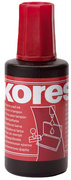 Kores Encre pour tampon encreur, contenu: 27 ml, rouge