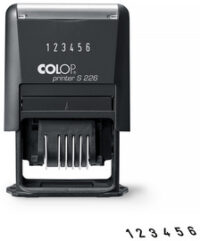 COLOP Tampon numéroteur Printer S226, 6 chiffres, noir