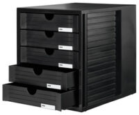 HAN Module de classement SYSTEMBOX, 5 tiroirs, noir