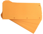 Oxford Intercalaires Duo, en carton, 240 x 105 mm, orange