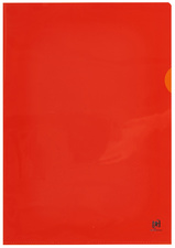 Oxford Pochettes coin Premium, A4, PVC, transparent, orange