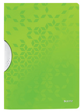 LEITZ Chemise à clip WOW ColorClip, A4, PP, vert métallisé