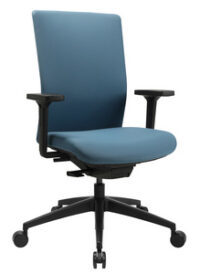 Topstar Chaise de bureau "Sitness Airwork G", noir/pétrole