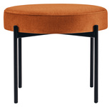 PAPERFLOW Banc GAIA, rond, habillage tissu, rouille