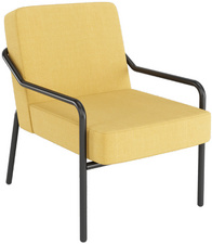 PAPERFLOW Fauteuil visiteur MEDSO KLASSIK M, tissu, jaune
