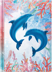 RNK Verlag Carnet de notes "Dauphin", A4, 96 feuilles, uni