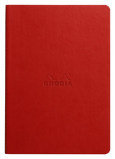 RHODIA Carnet piqûre textile RHODIARAMA, A5, ligné