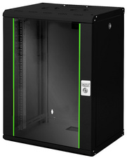 DIGITUS 19" Wandverteiler, einteilig, 16 HE, Tiefe: 450 mm