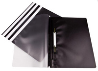 proOFFICE Chemise à lamelle, A4, film PP, noir