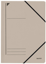 LEITZ Chemise à élastique, format A4, carton, gris