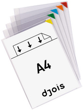 djois by tarifold Pochette d'affichage Kang Easy clic, A4