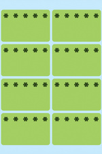 HERMA étiquettes pour surgelés, 26 x 40 mm, vert fluo