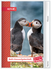 ROTH Hausaufgabenheft Tiere für clevere Faule "Papageien