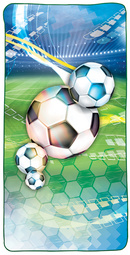 ROTH Serviette de bain pour enfants "Football